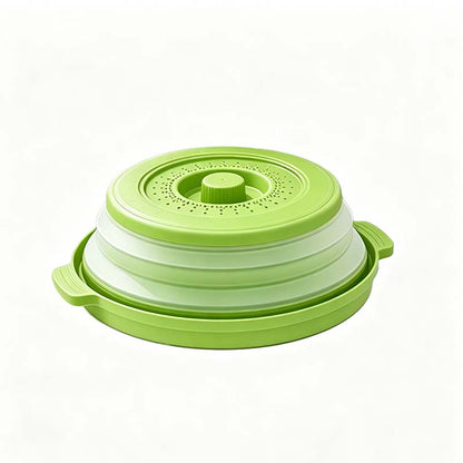 🍲 LIMITED-TIME 50% OFF! ✨ Collapsible Microwave Cover – Splatter Guard, Colander, Serving Tray 🍽️