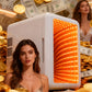 🧊 LIMITED-TIME 50% OFF! ✨ Mini Dimmable LED Fridge – Hot/Cold, 4L, Portable, 28dB Quiet ❄️