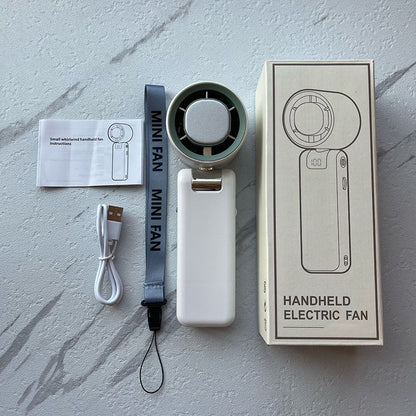 🌬️ LIMITED-TIME 50% OFF! ✨ Portable High-Speed Handheld Fan – 3 Modes, LED Display, Foldable 🔋