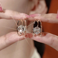 💎 LIMITED-TIME 50% OFF! ✨ Double Hoop Zirconia Earrings – Sparkling Ball, Lightweight, Secure Latch ✨