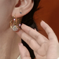💎 LIMITED-TIME 50% OFF! ✨ Double Hoop Zirconia Earrings – Sparkling Ball, Lightweight, Secure Latch ✨