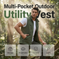 🎒 LIMITED-TIME 50% OFF! ✨ Men’s Mesh Work Vest – Multi-Pocket, Breathable, Heavy-Duty 🏔️