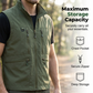 🎒 LIMITED-TIME 50% OFF! ✨ Men’s Mesh Work Vest – Multi-Pocket, Breathable, Heavy-Duty 🏔️