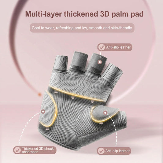 🧤 LIMITED-TIME 50% OFF! ✨ Anti-Slip Fitness Gloves – Breathable, Padded Palm, Wrist Support 🏋️‍♂️
