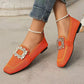 🥿 LIMITED-TIME 50% OFF! ✨ Square Toe Flat Shoes – Breathable Knit, Crystal Buckle, Slip-On 💎