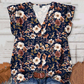 👚 LIMITED-TIME 50% OFF! ✨ Women’s V-Neck Floral Blouse – Button-Down, Flowy, Breathable 🌸