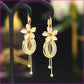 🌸 LIMITED-TIME 50% OFF! ✨ Flower Tassel Dangle Earrings – Opalescent, Sparkling, Dynamic 💫