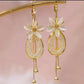 🌸 LIMITED-TIME 50% OFF! ✨ Flower Tassel Dangle Earrings – Opalescent, Sparkling, Dynamic 💫