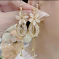🌸 LIMITED-TIME 50% OFF! ✨ Flower Tassel Dangle Earrings – Opalescent, Sparkling, Dynamic 💫