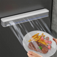 🍽️ LIMITED-TIME 50% OFF! ✨ Magnetic Cling Film Dispenser – Slide Cutter, Easy Mount, Refillable 🧲