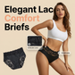 🩲 LIMITED-TIME 50% OFF! ✨ Women’s Soft Lace Briefs – Breathable, High Waist, Elegant