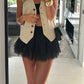 👗 LIMITED-TIME 50% OFF! ✨ Pleated Lace Trim Mini Skirt – High-Waisted, Flirty, Versatile 🌸