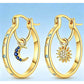 🌙 LIMITED-TIME 50% OFF! ✨ Celestial Sun & Moon Hoops – Layered, Symbolic, Hypoallergenic ✨