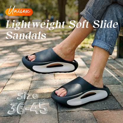 🩴 LIMITED-TIME 50% OFF! ✨ Unisex Soft Slide Sandals – Cloud-Light, All-Day Comfy 🌤️