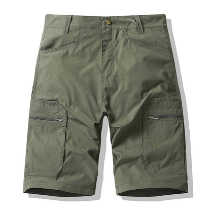 🩳 LIMITED-TIME 50% OFF! ✨ Men's Zip-Up Cargo Shorts – Breathable, Secure Pockets, Loose Fit 🏞️