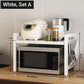 📦 LIMITED-TIME 50% OFF! 💥 Expandable Microwave Rack – Adjustable, Heavy Duty 75kg, Hooks Included ✨