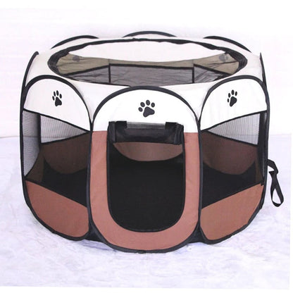 🐾 LIMITED-TIME 50% OFF! ✨ Summer Pet Portable Playpen – Lightweight, Foldable, Safe Outdoor Fun 🏕️