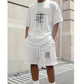👕 LIMITED-TIME 50% OFF! ✨ Men's Casual 2-Piece Set – Heat Transfer Print, Loose Fit, Cotton Blend ☀️