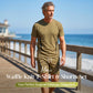 👕 LIMITED-TIME 50% OFF! ✨ Men's Waffle Knit T-Shirt & Shorts Set – Breathable, Relaxed Fit, Casual Comfort 🧇