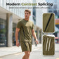 👕 LIMITED-TIME 50% OFF! ✨ Men's Waffle Knit T-Shirt & Shorts Set – Breathable, Relaxed Fit, Casual Comfort 🧇