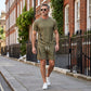 👕 LIMITED-TIME 50% OFF! ✨ Men's Waffle Knit T-Shirt & Shorts Set – Breathable, Relaxed Fit, Casual Comfort 🧇