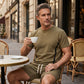 👕 LIMITED-TIME 50% OFF! ✨ Men's Waffle Knit T-Shirt & Shorts Set – Breathable, Relaxed Fit, Casual Comfort 🧇
