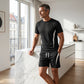 👕 LIMITED-TIME 50% OFF! ✨ Men's Waffle Knit T-Shirt & Shorts Set – Breathable, Relaxed Fit, Casual Comfort 🧇