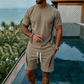 👕 LIMITED-TIME 50% OFF! ✨ Men's Waffle Knit T-Shirt & Shorts Set – Breathable, Relaxed Fit, Casual Comfort 🧇