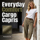 👖 LIMITED-TIME 50% OFF! 💥 Women's Relaxed Casual Cargo Capris – Utility Pockets, Breathable, Relaxed Fit ✨
