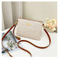 👜 LIMITED-TIME 50% OFF! 💥 Women's Woven Straw Shoulder Clutch Bag – Lightweight, Versatile, Metallic Accents ✨