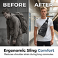 🎒 50% OFF NOW! 🧳 Men's Retro Waterproof Faux Leather Sling Chest Bag – Water-Resistant, Intelligent Storage & Ergonomic Comfort – A Daily Commute Essential ✨