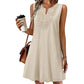 👗 LIMITED-TIME 50% OFF! 💥 Breathable Summer Casual Dress – Embroidered V-Neck, Wrinkle Resistant, Versatile ✨