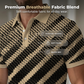 👔 LIMITED-TIME 50% OFF! 💥 Men's Geometric Print Collared Shirt – Muscle Fit, Breathable, Fade Resistant ✨