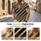 👔 LIMITED-TIME 50% OFF! 💥 Men's Geometric Print Collared Shirt – Muscle Fit, Breathable, Fade Resistant ✨