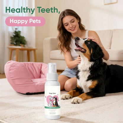 🐾 LIMITED-TIME 50% OFF! 💥 Pet Dental Spray for Dogs & Cats – Fresh Breath, Tartar Control, Natural Formula ✨