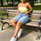 👖 LIMITED-TIME 50% OFF! 💥 Women's Plus Size Distressed Denim Shorts – Ripped Details, High-Stretch, Mid-Rise ✨