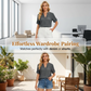 👚 LIMITED-TIME 50% OFF! 💥 Women's Casual Loose Fit V-Neck Blouse – Roll-Up Sleeves, High-Low Hem, Side Buttons ✨