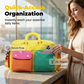 🎒 LIMITED-TIME 50% OFF! 💥 Casual Color Block Overnight Bag – Dual Front Compartments, Durable Fabric, Versatile ✨