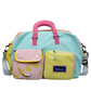🎒 LIMITED-TIME 50% OFF! 💥 Casual Color Block Overnight Bag – Dual Front Compartments, Durable Fabric, Versatile ✨