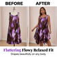 👗 LIMITED-TIME 50% OFF! 💥 Elegant Gradient Print Sleeveless Dress – Asymmetrical Hem, O-Ring Straps, Flowy ✨