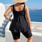 👙 LIMITED-TIME 50% OFF! 💥 Women's Flowy Tankini Top and Shorts Bathing Suit – Tummy Control, Modest Coverage ✨