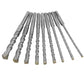 🔧 LIMITED-TIME 50% OFF! 💥 9-Piece SDS Plus Hammer Drill Bit Set – Tungsten Carbide Tip, U-Shaped Flute, Versatile ✨