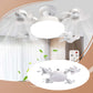 🌀 LIMITED-TIME 50% OFF! 💥 Remote-Controlled LED Ceiling Fan Light – Foldable Blades, Smart Controls, Eye-Friendly ✨