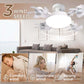 🌀 LIMITED-TIME 50% OFF! 💥 Remote-Controlled LED Ceiling Fan Light – Foldable Blades, Smart Controls, Eye-Friendly ✨