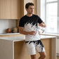 👕 LIMITED-TIME 50% OFF! 💥 Men's Summer Dynamic Print Casual Set – 3D Brushstroke, Ultra-Soft, Ergonomic Fit ✨