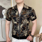 🧥 LIMITED-TIME 50% OFF! 💥 Men's Vintage Floral Print Zip-Up Top – Ultra-Soft, Structured Collar, Versatile ✨