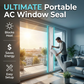 ❄️ LIMITED-TIME 50% OFF! 💥 Portable AC Window Seal Kit – Dual Zipper, Waterproof, Universal Fit ✨
