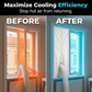 ❄️ LIMITED-TIME 50% OFF! 💥 Portable AC Window Seal Kit – Dual Zipper, Waterproof, Universal Fit ✨