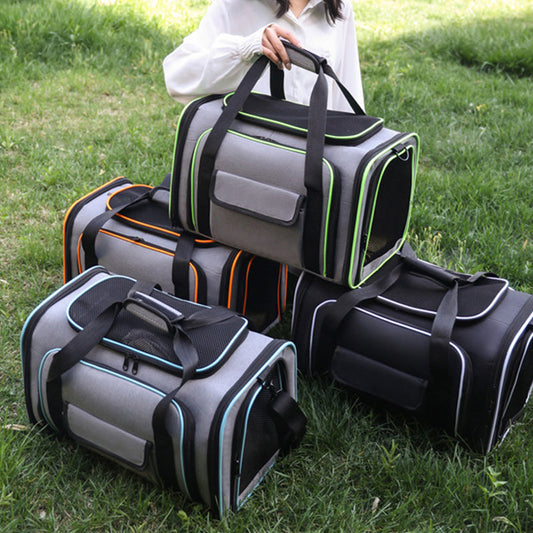 🐾 LIMITED-TIME 50% OFF! 💥 Expandable Pet Carrier for Travel – Breathable Mesh, Foldable, Safety Lock Zippers ✨
