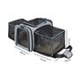 🐾 LIMITED-TIME 50% OFF! 💥 Expandable Pet Carrier for Travel – Breathable Mesh, Foldable, Safety Lock Zippers ✨